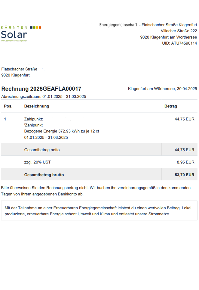 Übersichtliche Rechnungsverwaltung inkl. PDF Versand